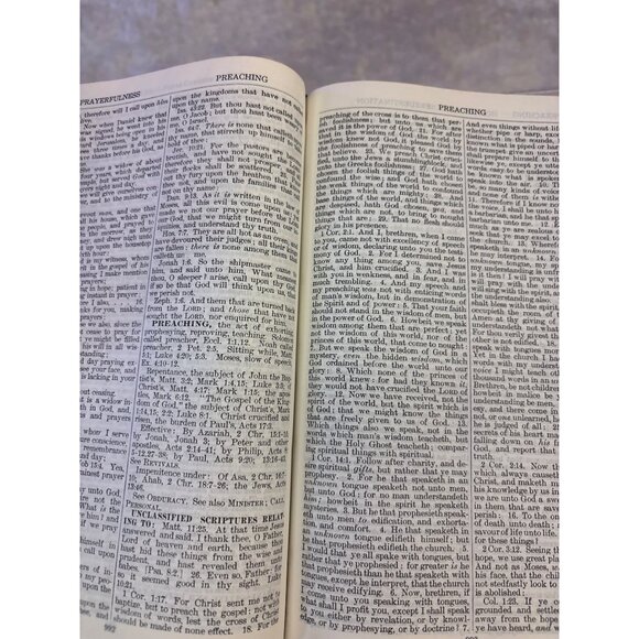 Naves Topical Bible A Digest Of The Holy Scriptures Southwestern Company Vintage - Picture 11 of 14